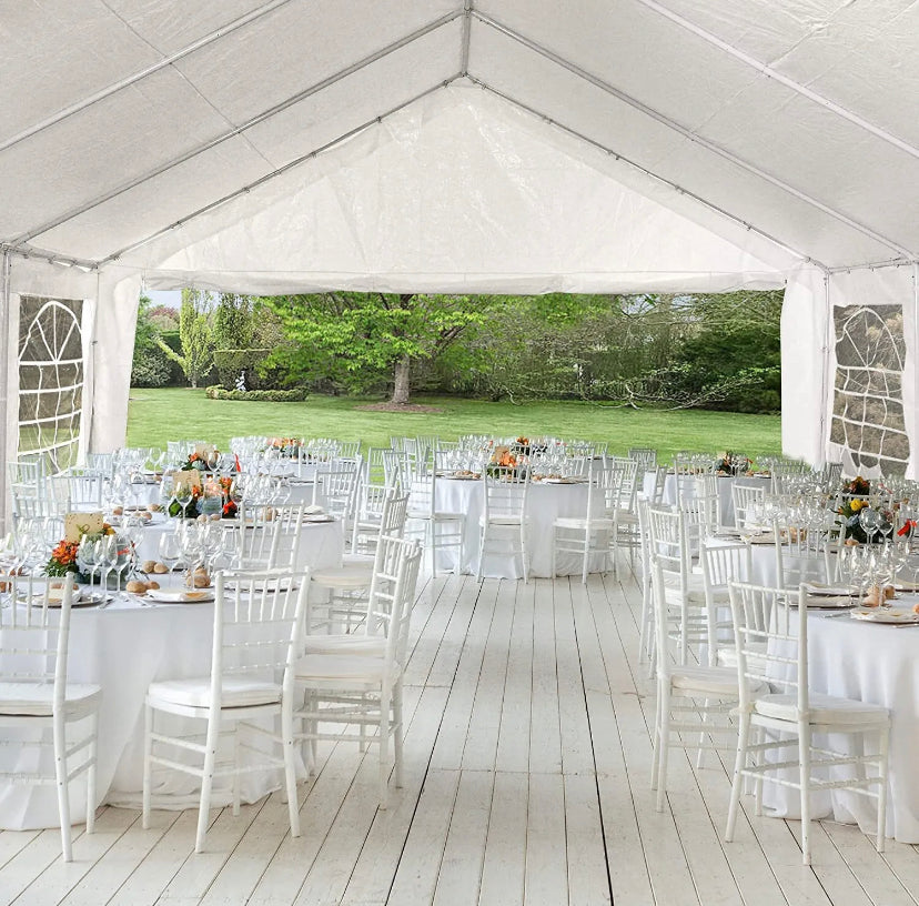 20x30ft Heavy Duty PVC Tent Wedding Event Party Shelter Galvanized Ripple Canopy