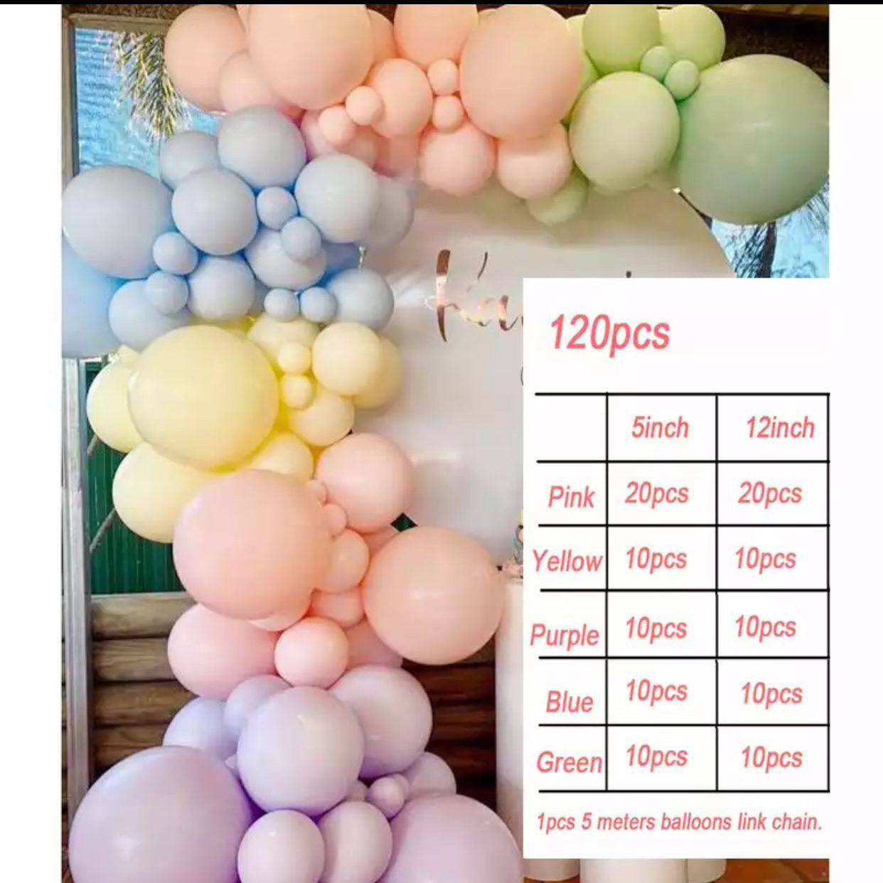 Birthday Party Wedding Party Decoration Balloon Set