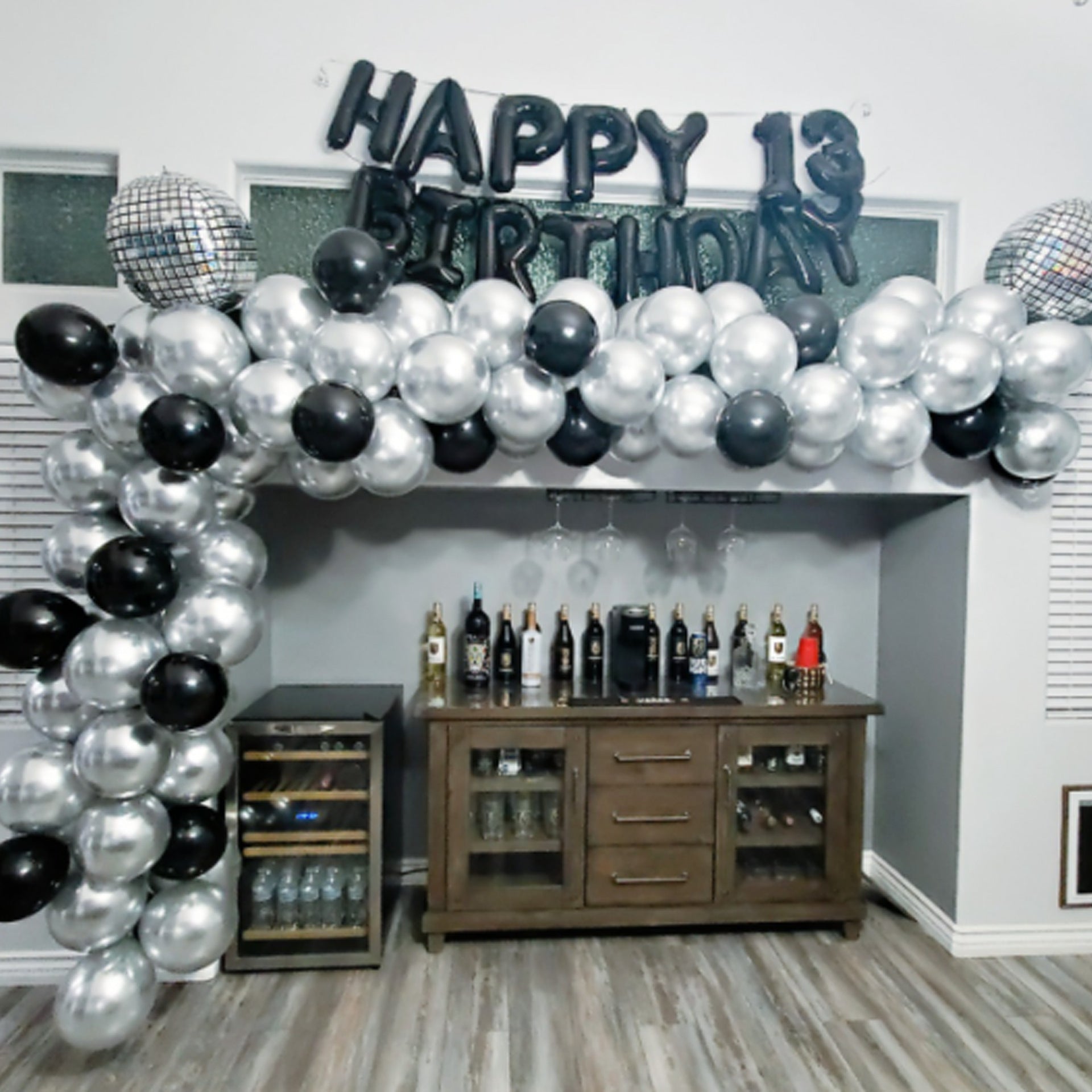 Aluminum Film Balloon Arch Set Birthday Party Party Decoration