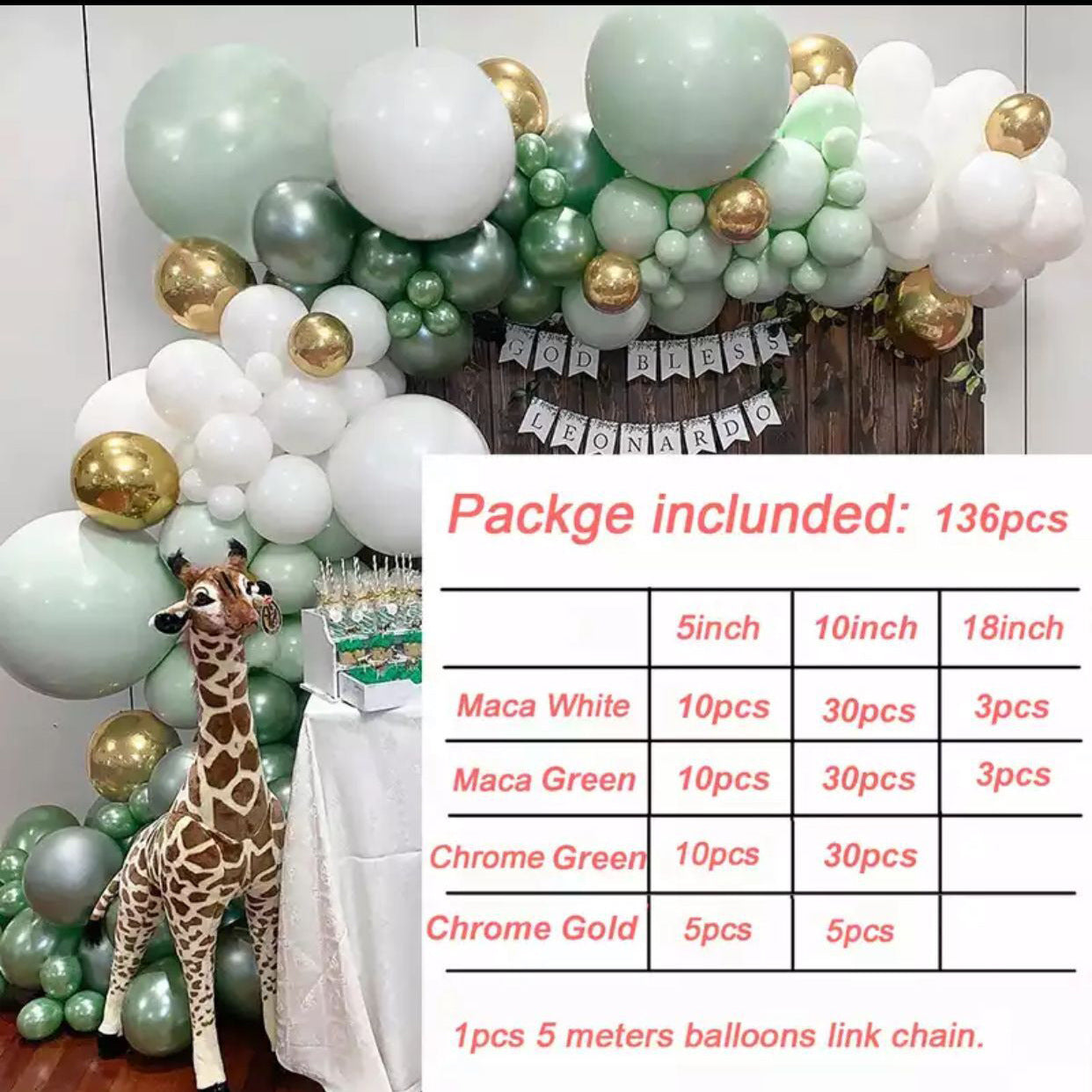 Birthday Party Wedding Party Decoration Balloon Set