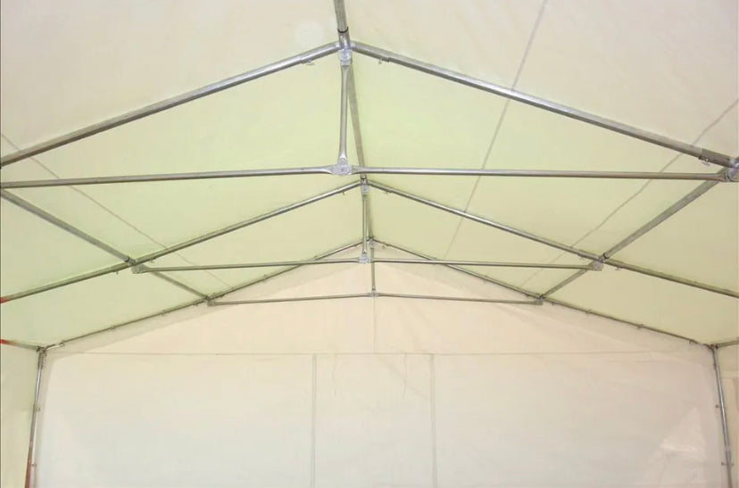 32' x 20' PE Party Tent - Heavy Duty Carport Canopy Wedding Shelter - White